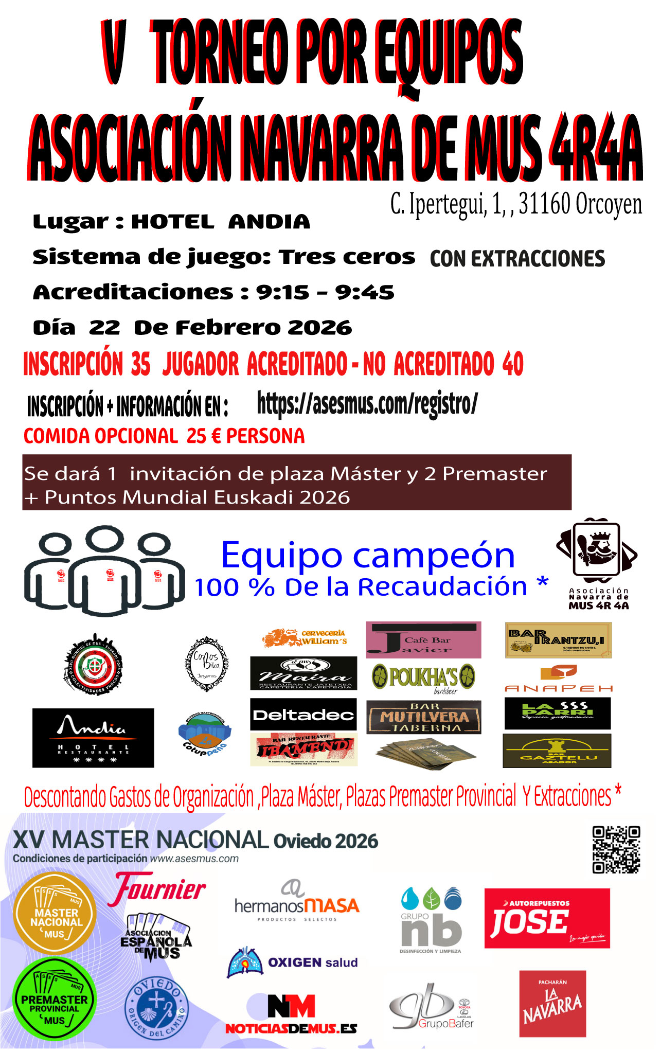 Torneo por equipos