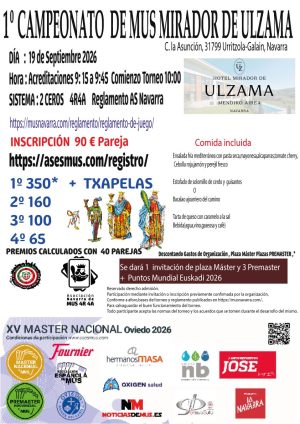 I Torneo de Mus Mirador de Ulzama